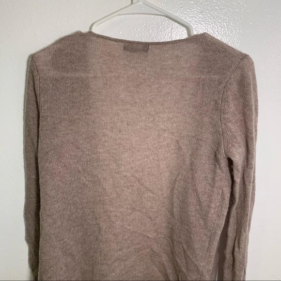 Philosophy Open Waterfall Cardigan Sweater Tan - Picture 7 of 9